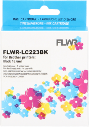 FLWR Brother LC-223BK zwart Front box