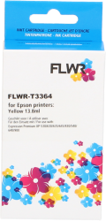 FLWR Epson 33XL (T3364) geel Front box
